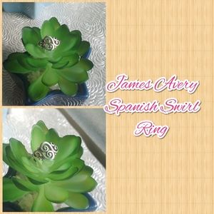 James Avery Sterling Silver Spanish Swirl Ring